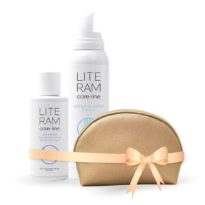 DARILNI LITERAM DUO - SUHI LASJE, POŠKODOVANI LASJE + DARILO TORBICA