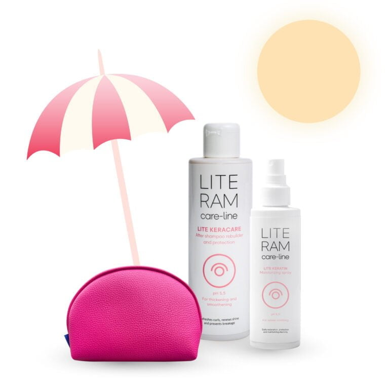 Lasje v poletnem žaru in koraki za preprečevanje poškodb in lomljenja 1 Poletni paket LITERAM za zaščito las ...